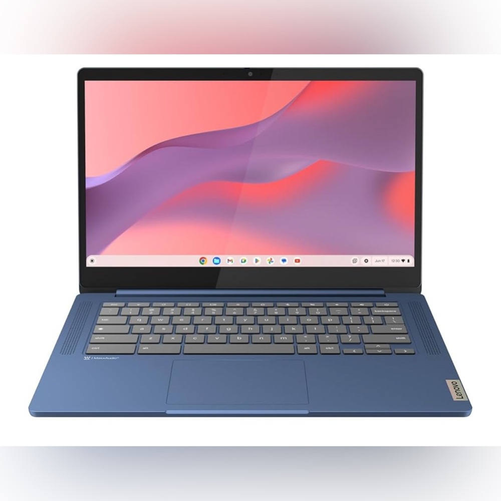 Lenovo IdeaPad Slim 3 Chromebook Lightweight Laptop 14" HD Display Abyss Blue
